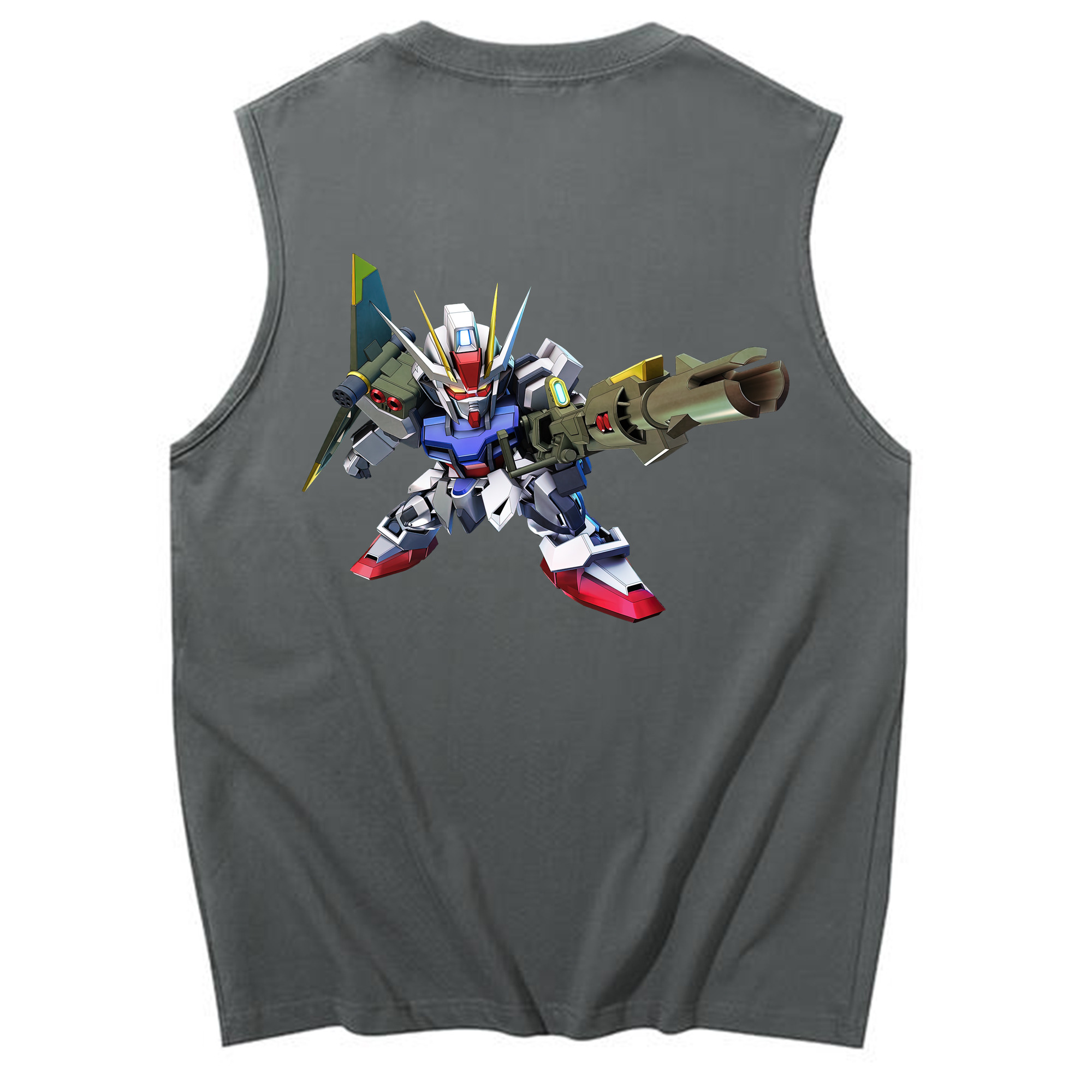 （画像用） 機動戦士ガンダム Mobile Suit Gundam コットン100％タンクトップ（背面プリント）